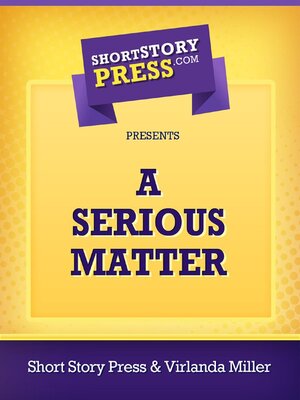 cover image of A Serious Matter